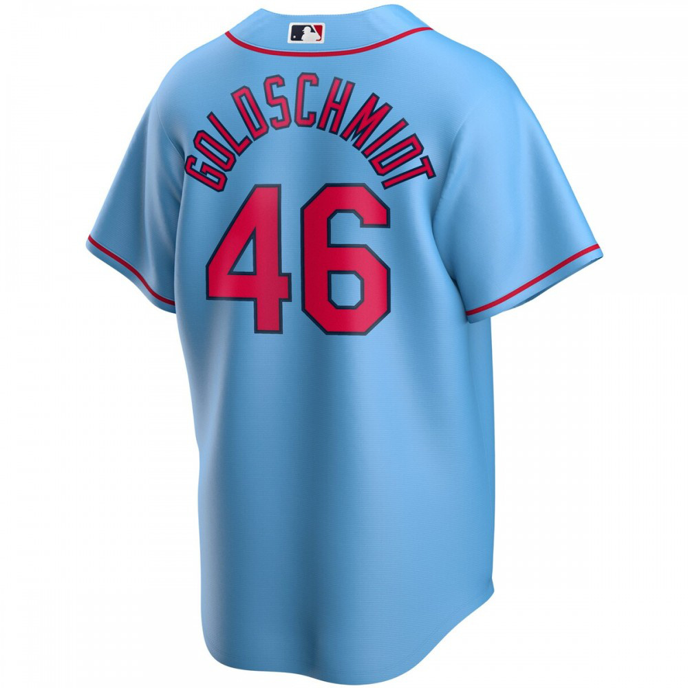 Paul Goldschmidt St. Louis Cardinals Youth Alternate Replica Player Jersey - Light Blue-Pro Kit Vault | Brand New 26/27 Sports Jerseys